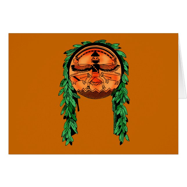 Native American Zuni Shield (Voorkant Horizontaal)