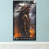 Native_Americans Canvas Afdruk (Insitu (Houten vloer))