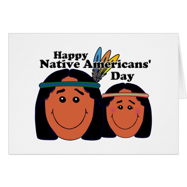 Native Americans' Day (Columbus Day) (Voorkant Horizontaal)