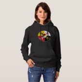 Native Americans Medicine Wheel MMIW Hand Hoodie (Voorkant volledig)