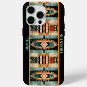 Native Amerikaans Aztec ontwerp gepersonaliseerd Case-Mate iPhone Case (Achterkant)