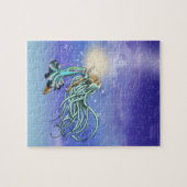 Native Amerikaans Meisje Kleurrijke Sky Legpuzzel (Horizontaal)