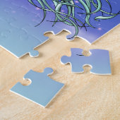 Native Amerikaans Meisje Kleurrijke Sky Legpuzzel (Zijkant)