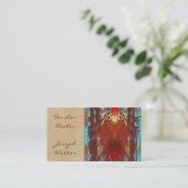 Native Amerikaans ontwerp, genezer, Kunst, Visitek Visitekaartje (Staand voorkant)