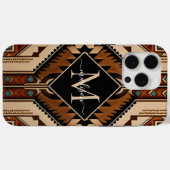Native Amerikaans Patroon Indische cultuur Boho st Case-Mate iPhone Case (Achterkant (horizontaal))