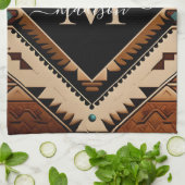 Native Amerikaans Patroon Indische cultuur Boho st Theedoek (Gevouwen)