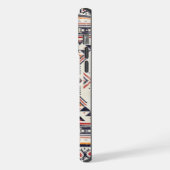 Native Amerikaans Patroon Indische Textuur iPhone Hoesje (Linkerkant)