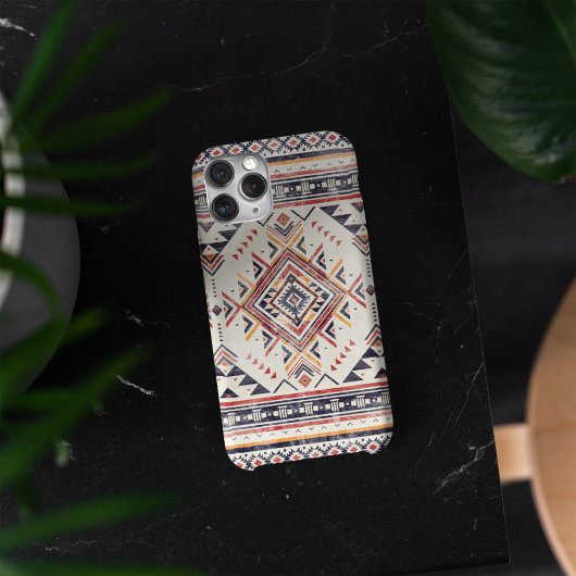 Native Amerikaans Patroon Indische Textuur iPhone Hoesje