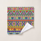 Native Amerikaans Zuidwest Kleurrijk Decoratief Bad Handdoek (Wasdoekje)