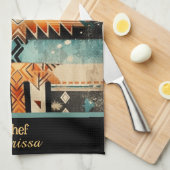 Native Amerikaans zuidwestelijk ontwerp gepersonal Theedoek (Quarter Fold)