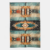 Native Amerikaans zuidwestelijk ontwerp gepersonal Theedoek (Verticaal)