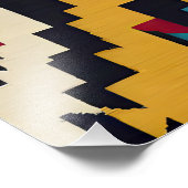 Native Amerikaanse Abstracte Tribute 01 Foto Afdruk (Hoek)