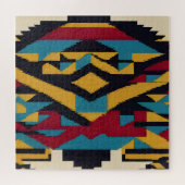 Native Amerikaanse Abstracte Tribute 01 Legpuzzel (Horizontaal)