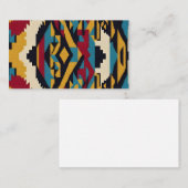Native Amerikaanse Abstracte Tribute 01 Visitekaartje (Voorkant / Achterkant)