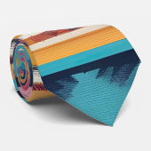 Native Amerikaanse Abstracte Tribute S13 Stropdas (Opgerold)