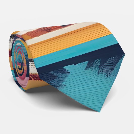 Native Amerikaanse Abstracte Tribute S13 Stropdas (Opgerold)