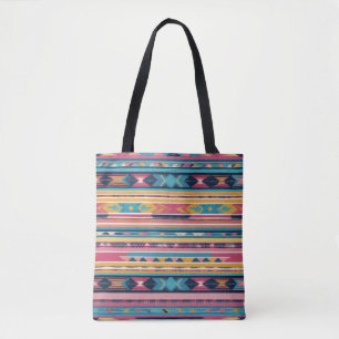 Native Amerikaanse Abstracte Tribute S13 Tote Bag