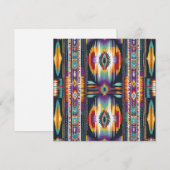 Native Amerikaanse Abstracte Tribute S4 Feestdagenkaart (Voorkant / Achterkant)