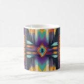 Native Amerikaanse Abstracte Tribute S4 Koffiemok (Center)