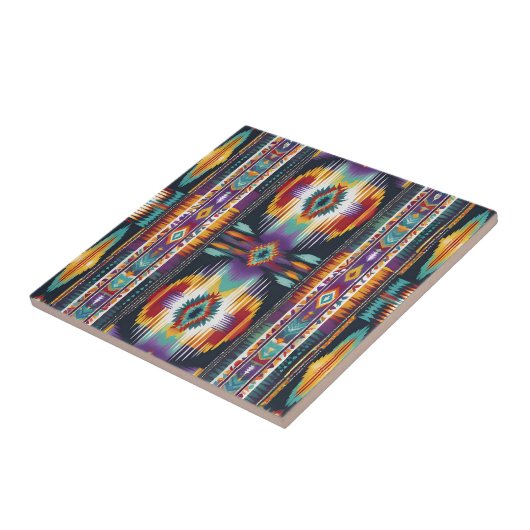 Native Amerikaanse Abstracte Tribute S4 Tegeltje (Zijkant)