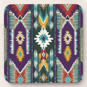 Native Amerikaanse Abstracte Tribute S9 Bier Onderzetter