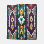 Native Amerikaanse Abstracte Tribute S9 Keramisch Ornament (Links)