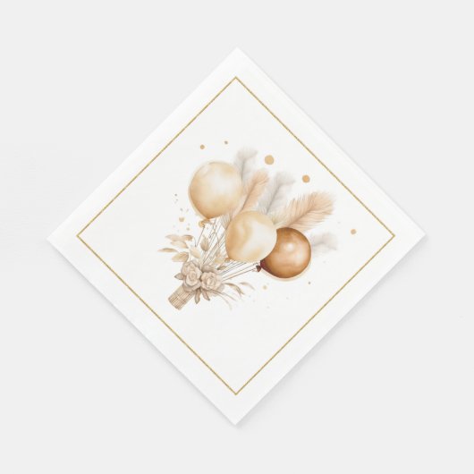 Native Amerikaanse Baby papieren servetten (Hoek)