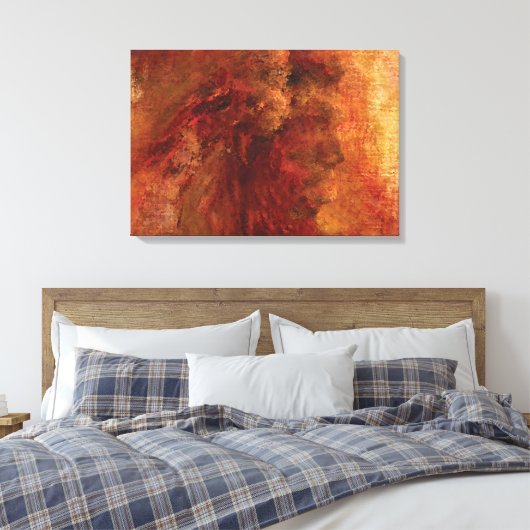 Native Amerikaanse Canvas Wrap Muur Decor (Insitu (Slaapkamer))