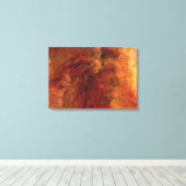 Native Amerikaanse Canvas Wrap Muur Decor (Insitu (Houten vloer))