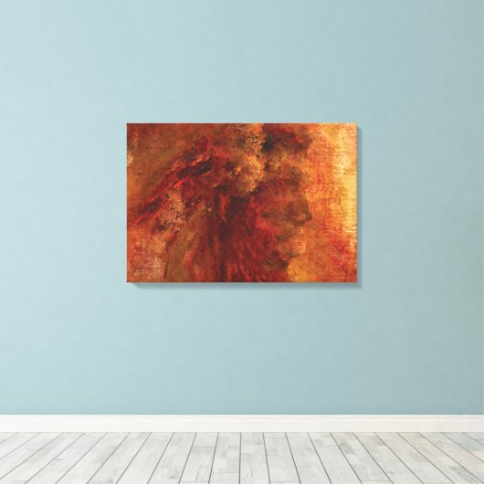 Native Amerikaanse Canvas Wrap Muur Decor Afdruk (Insitu (Houten vloer))