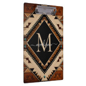 Native Amerikaanse Indiase cultuur Boho stijl mono Klembord (Rechts)