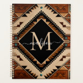 Native Amerikaanse Indiase cultuur Boho stijl mono Planner (Voorkant)