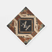 Native Amerikaanse Indiase cultuur Boho stijl mono Servet (Hoek)