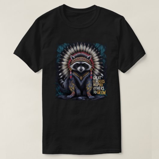 Native Amerikaanse Indiase hoofdtooi Graphic T-shirt (Design voorkant)