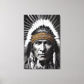 Native Amerikaanse Iroquois Canvas Print (Voorkant)