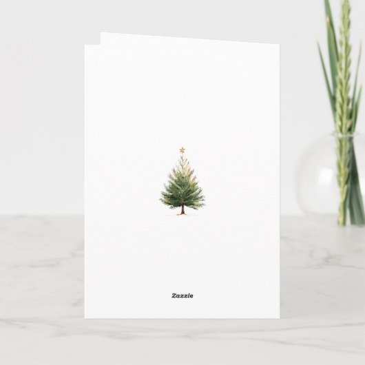 Native Amerikaanse Kerst Kaart (Achterkant)