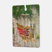 Native Amerikaanse legende Piasa-vogel Metalen Ornament (Voorkant links)