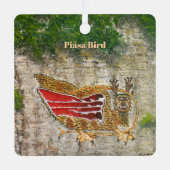 Native Amerikaanse legende Piasa-vogel Metalen Ornament (Voorkant)
