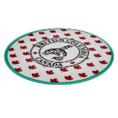 Native Amerikaanse rode zwarte kunst orka killer w Snijplank (Hoek)