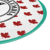 Native Amerikaanse rode zwarte kunst orka killer w Snijplank (Hoek)