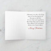 Native Amerikaanse Sinterklaas Kerstmis Kaart (Binnen)