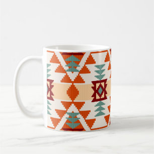 Native Amerikaanse stijl geometrische naadloos Koffiemok