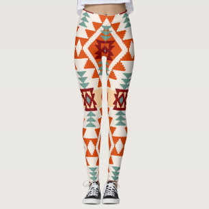 Native Amerikaanse stijl geometrische naadloos Leggings