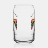 Native Amerikaanse Thunderbird bewerkbare tekst Blikvorm Glas (Rechts)