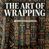 Native Amerikaanse Totem Polen en veren ontwerp Cadeaupapier