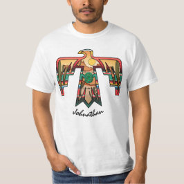 Native Amerikaanse woestijn Thunderbird bewerkbare T-shirt