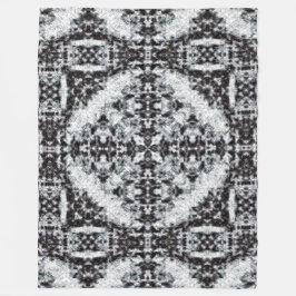 Native Apache Warrior Ceremonial Quilt Pattern Fleece Deken