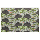 native armadillos green stof (Fat Quarter)