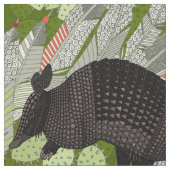 native armadillos green stof (Close Up)