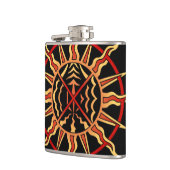 Native Art Flask Spirituele Native Art Flasks - Ge Heupfles (Links)